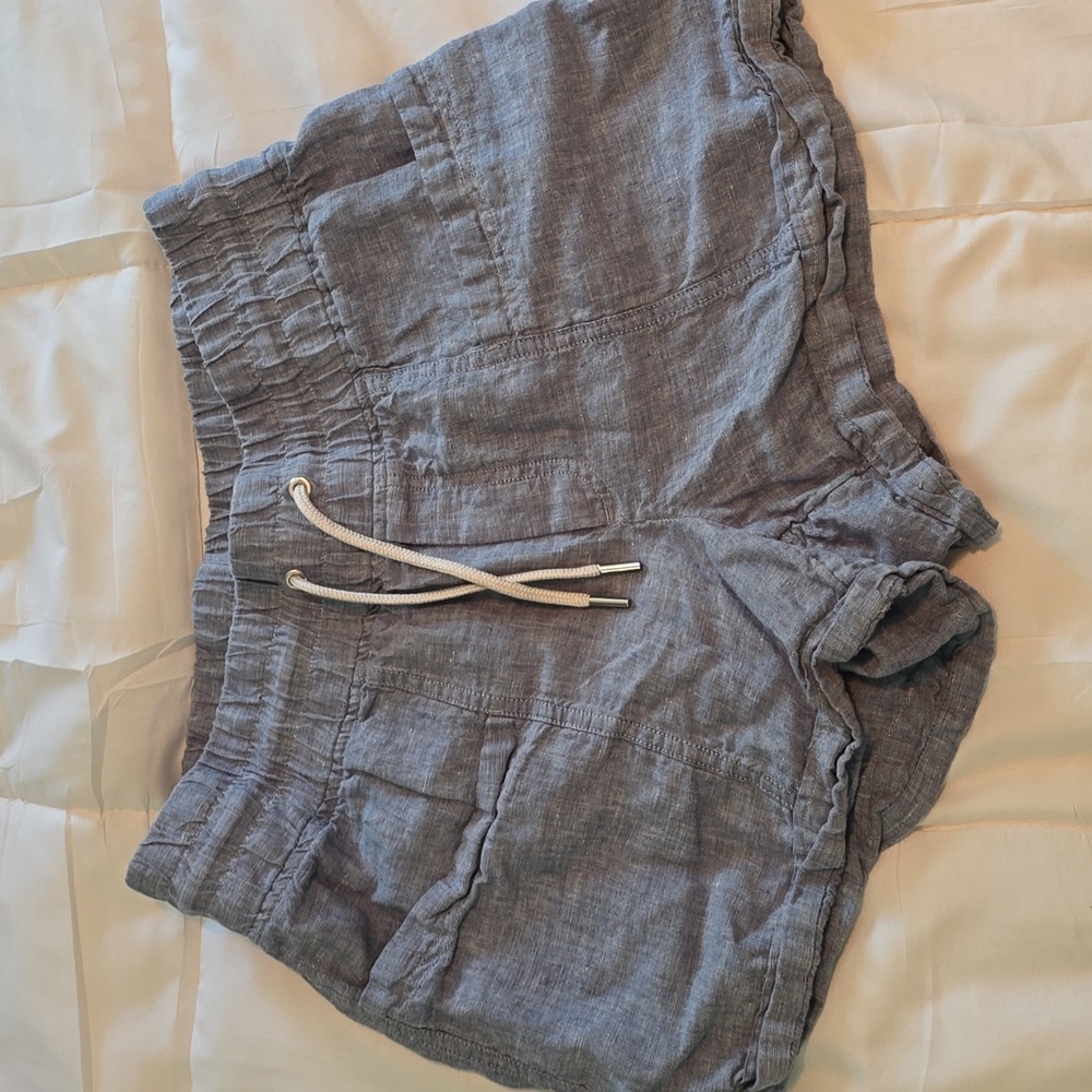 Athleta Cabo Linen Shorts